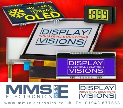 MMS Electronics, UK Display Distributor LCD, OLED, IPS, HMI