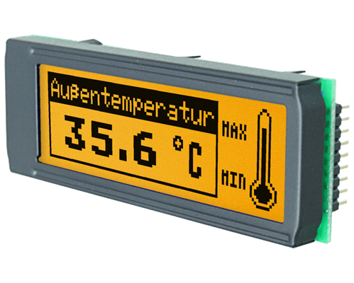 32x122 DIP Graphic Display EA DIP122J-5NLA