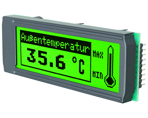 32x122 DIP Graphic Display EA DIP122J-5NLE