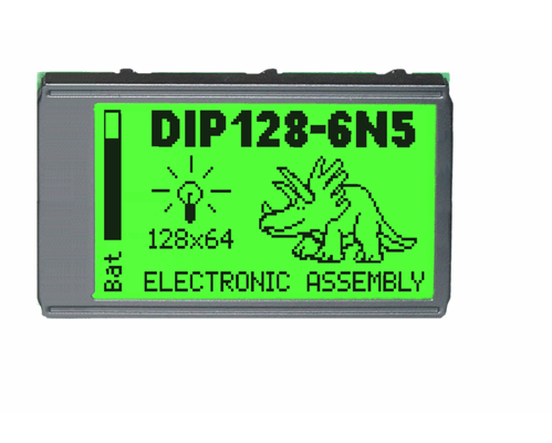 64x128 DIP Graphic Display EA DIP128J-6N5LE