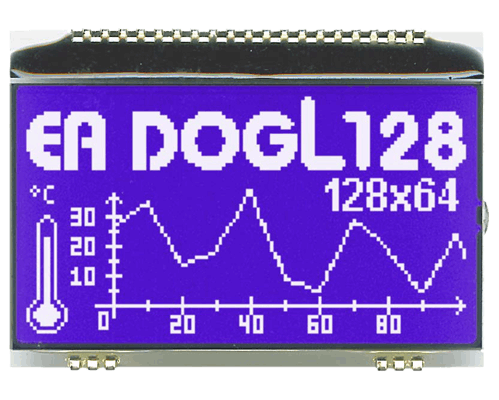 128x64 DOG Graphic Display EA DOGL128B-6