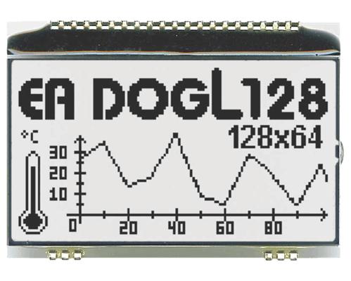 128x64 DOG Graphic Display EA DOGL128W-6