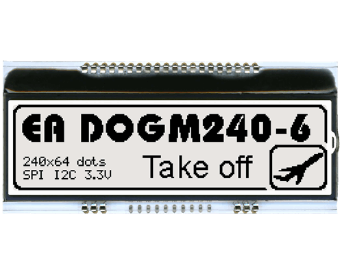 2402x64 DOG Graphic Display EA DOGM240N-6