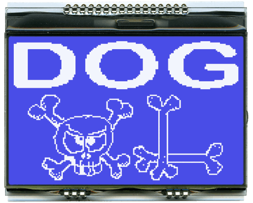 160x104 DOG Graphic Display EA DOGXL160B-7