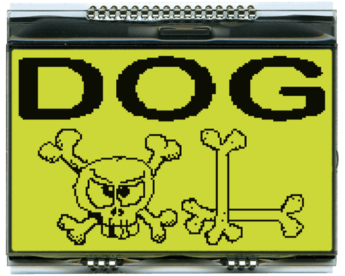 160x104 DOG Graphic Display EA DOGXL160E-7