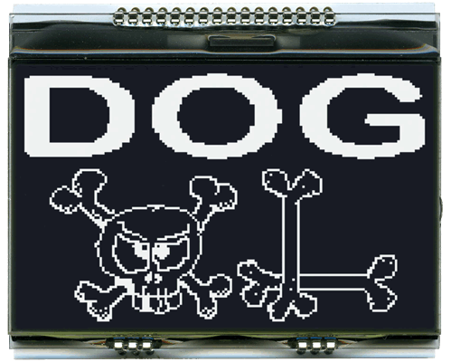 160x104 DOG Graphic Display EA DOGXL160S-7