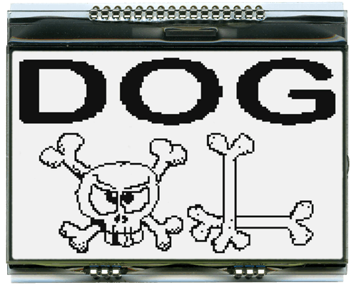 160x104 DOG Graphic Display EA DOGXL160W-7