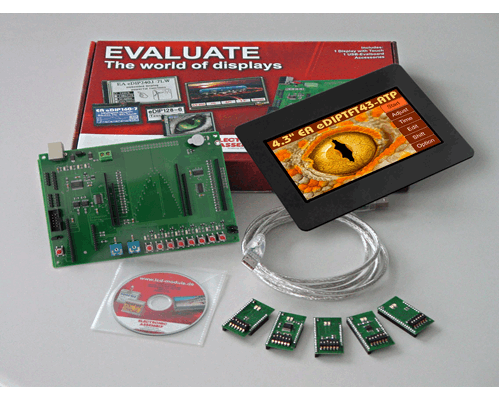 Evaluation KIT EA EVALEDIPTFT43TC with EA eDIPTFT43-ATC