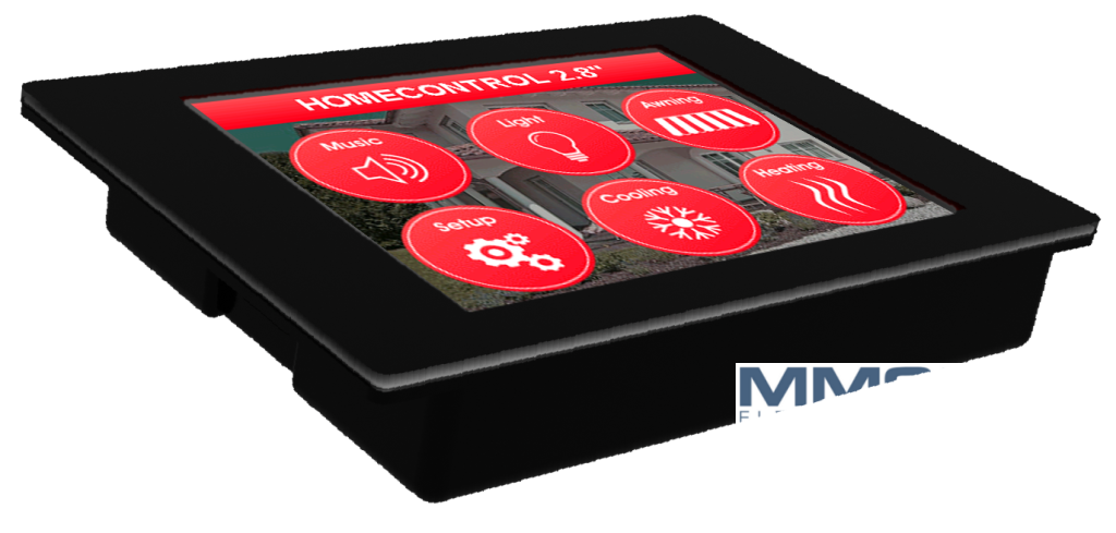 2.8" Modbus display with WiFi EA HMI028WM-32ATCS