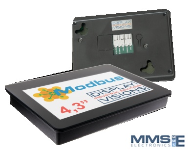 4.3" Modbus display with WiFi EA HMI043WM-42ATCS