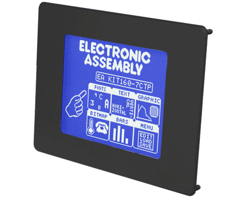 5.1" Serial HMI Graphic display with touch-screen