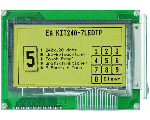 5.0" Serial HMI Graphic display 