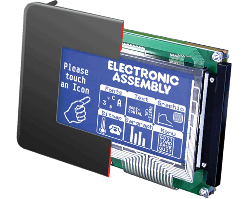 5.0" Serial HMI Graphic display with touch-screen