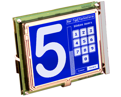 5.7" Serial HMI Graphic display with touch-screen