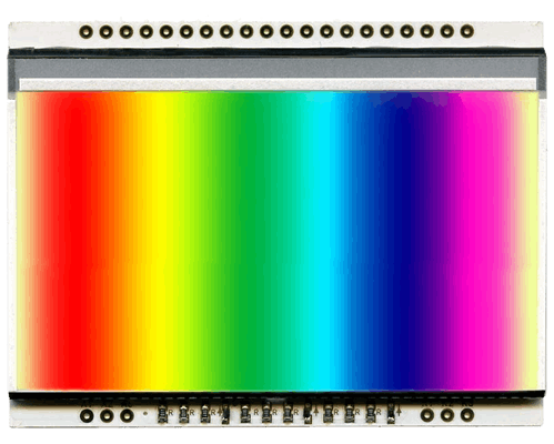 EA LED68X51-RGB LED backlight (3 colours RGB) for EA DOGL128-6