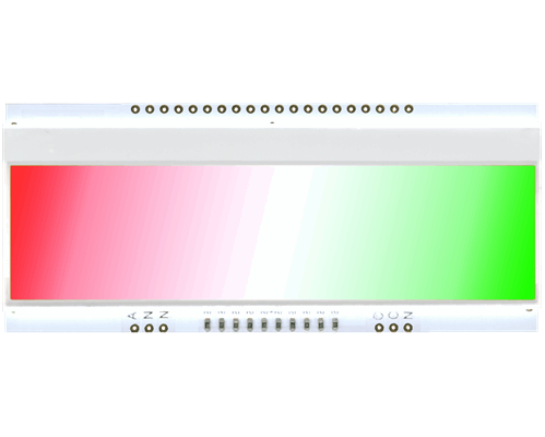 EA LED94X40-ERW LED backlit unit (3 colours GRW) for EA DOGM240-6