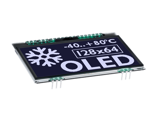 128x64 COG OLED 2.9"Graphic Display with I2C, SPI  EA OLEDL128-6LWA