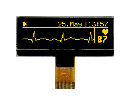 EA W128032-XALG 128x32 mini OLED 2.2" Graphic Display with I2C, SPI