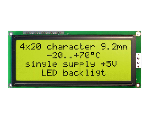 42x20 Character Display W204-BNLED
