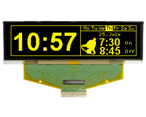 256x64 OLED 3.1" Graphic Display with SPI, 8bit W256064-XALG