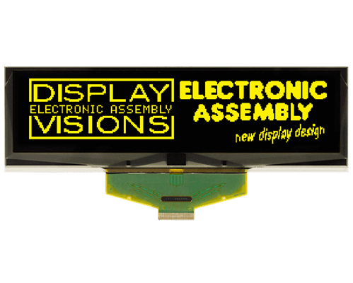 256x64 OLED 5.5" Graphic Display with SPI, 8bit