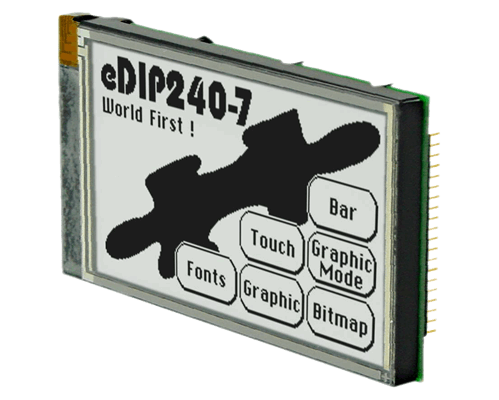 4.2" eDIP Intelligent Graphic Display EA EDIP240J-7LW