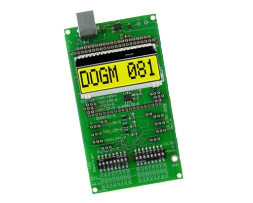 EA 9780-4USB Demo & test board for the EA DOG displays