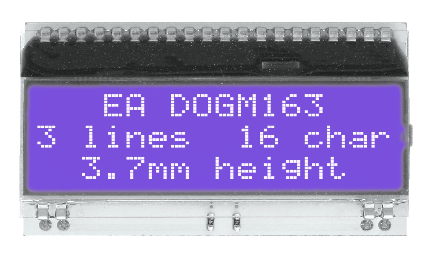 3x16 Character Display EA DOGM163B-A