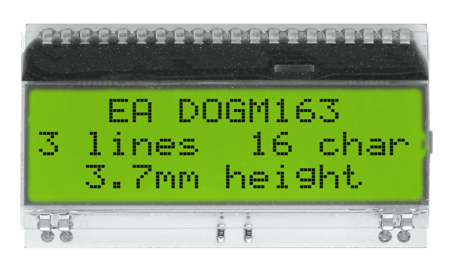 3x16 Character Display EA DOGM163L-A