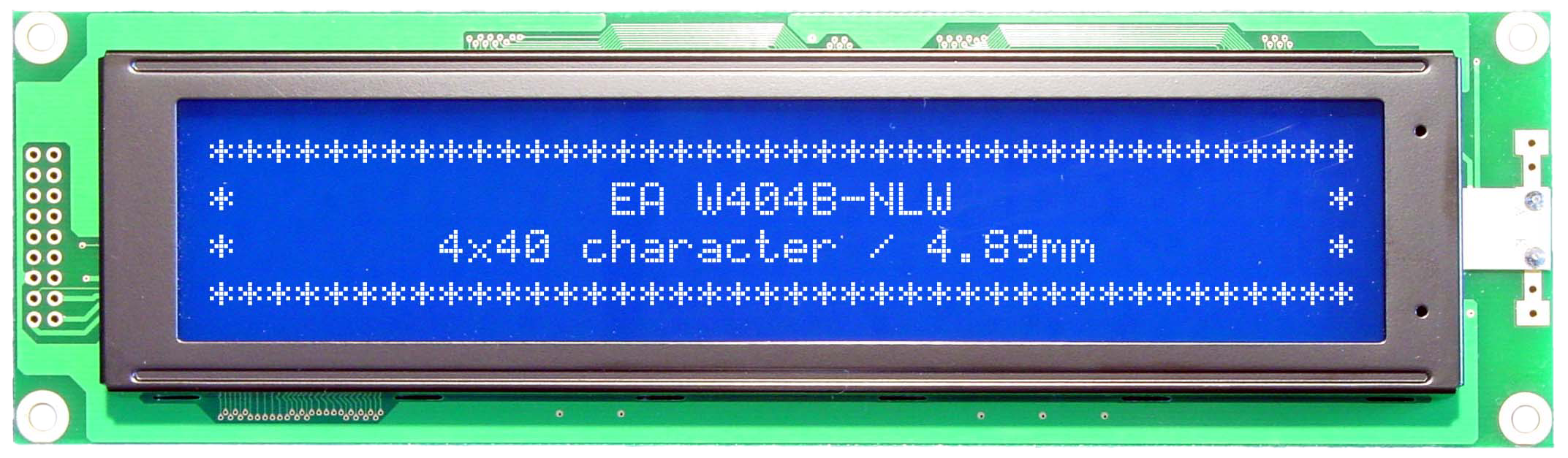 4x40 Character Display W404B-NLW