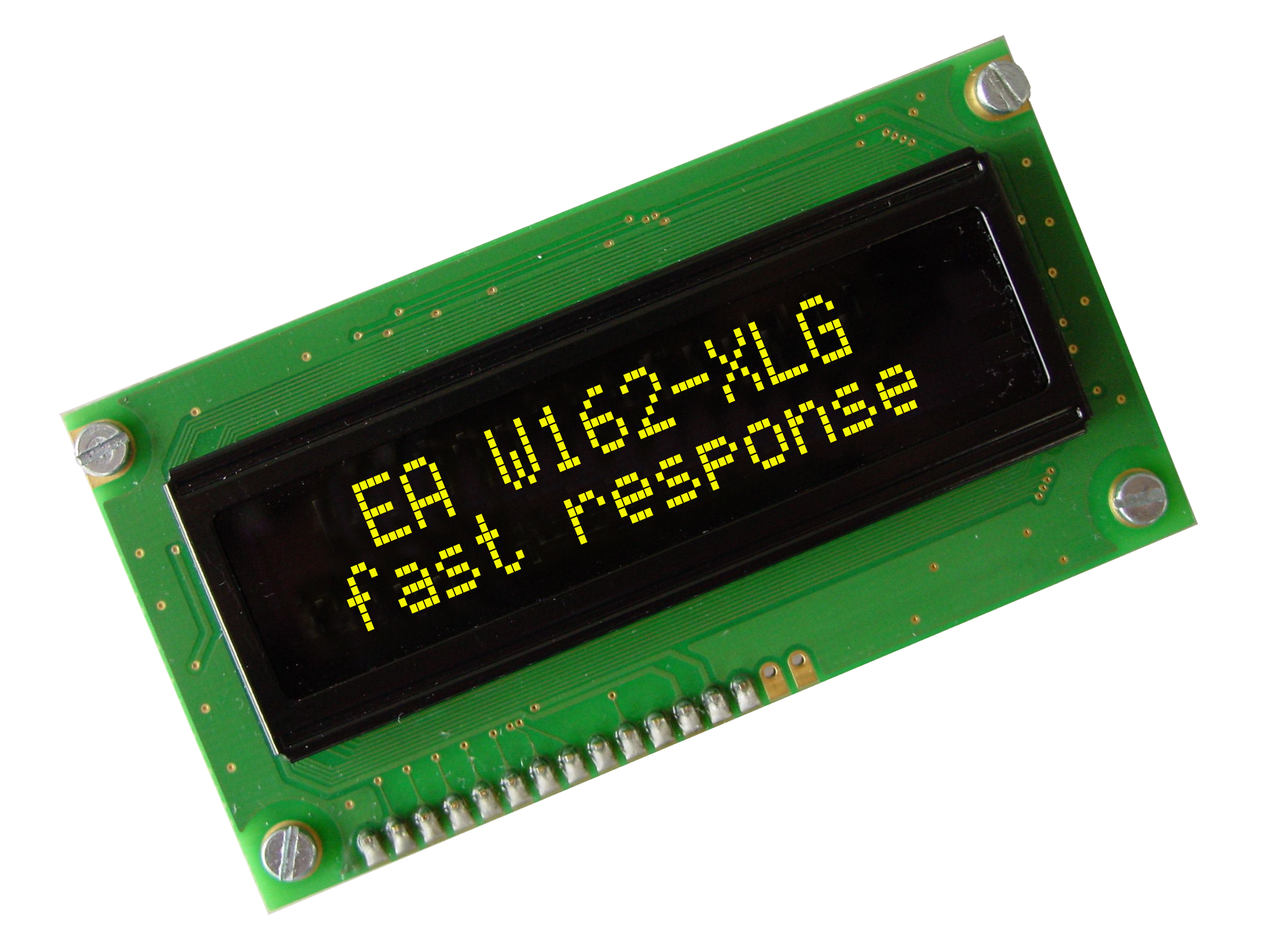 2x16 OLED Character Display with 4/8bit and SPI W162-XLG