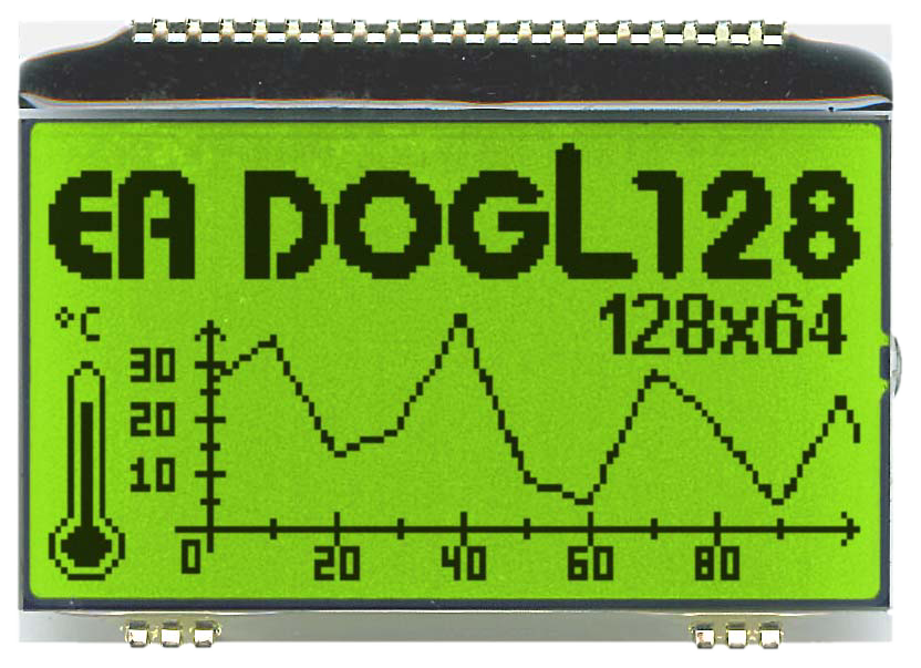 128x64 DOG Graphic Display EA DOGL128L-6