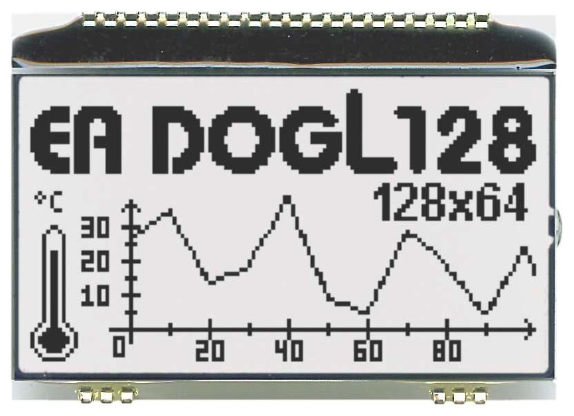 128x64 DOG Graphic Display EA DOGL128W-6
