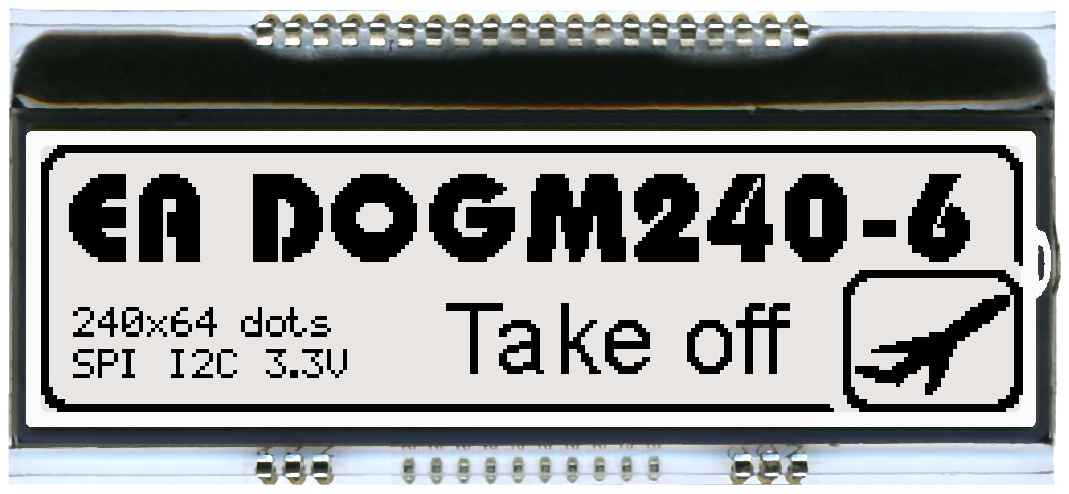 2402x64 DOG Graphic Display EA DOGM240N-6