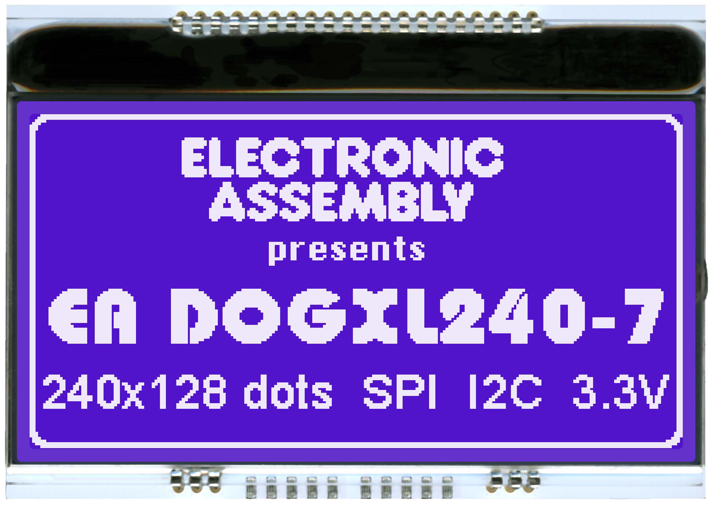 240x128 DOG Graphic Display EA DOGXL240B-7