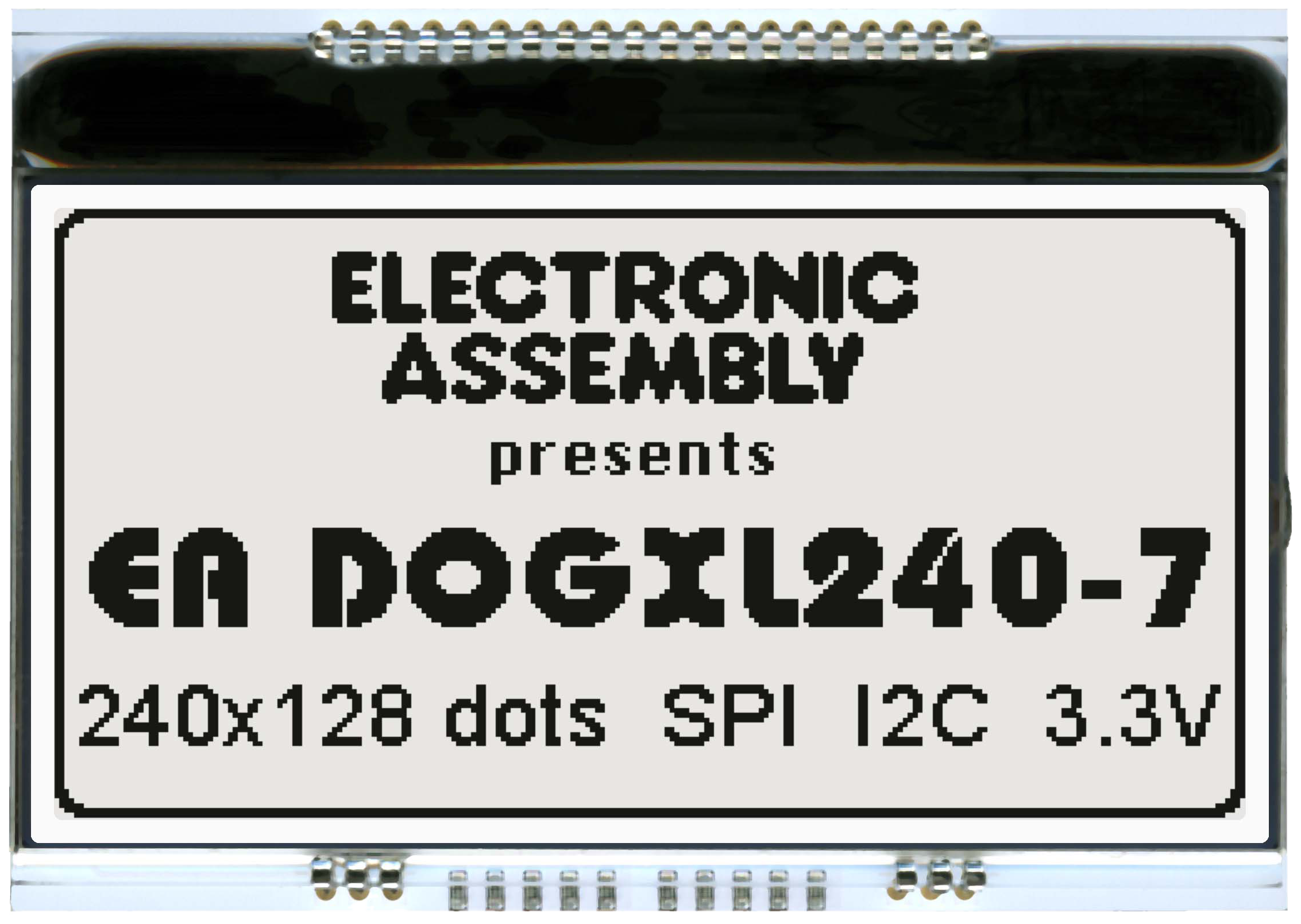 240x128 DOG Graphic Display EA DOGXL240N-7