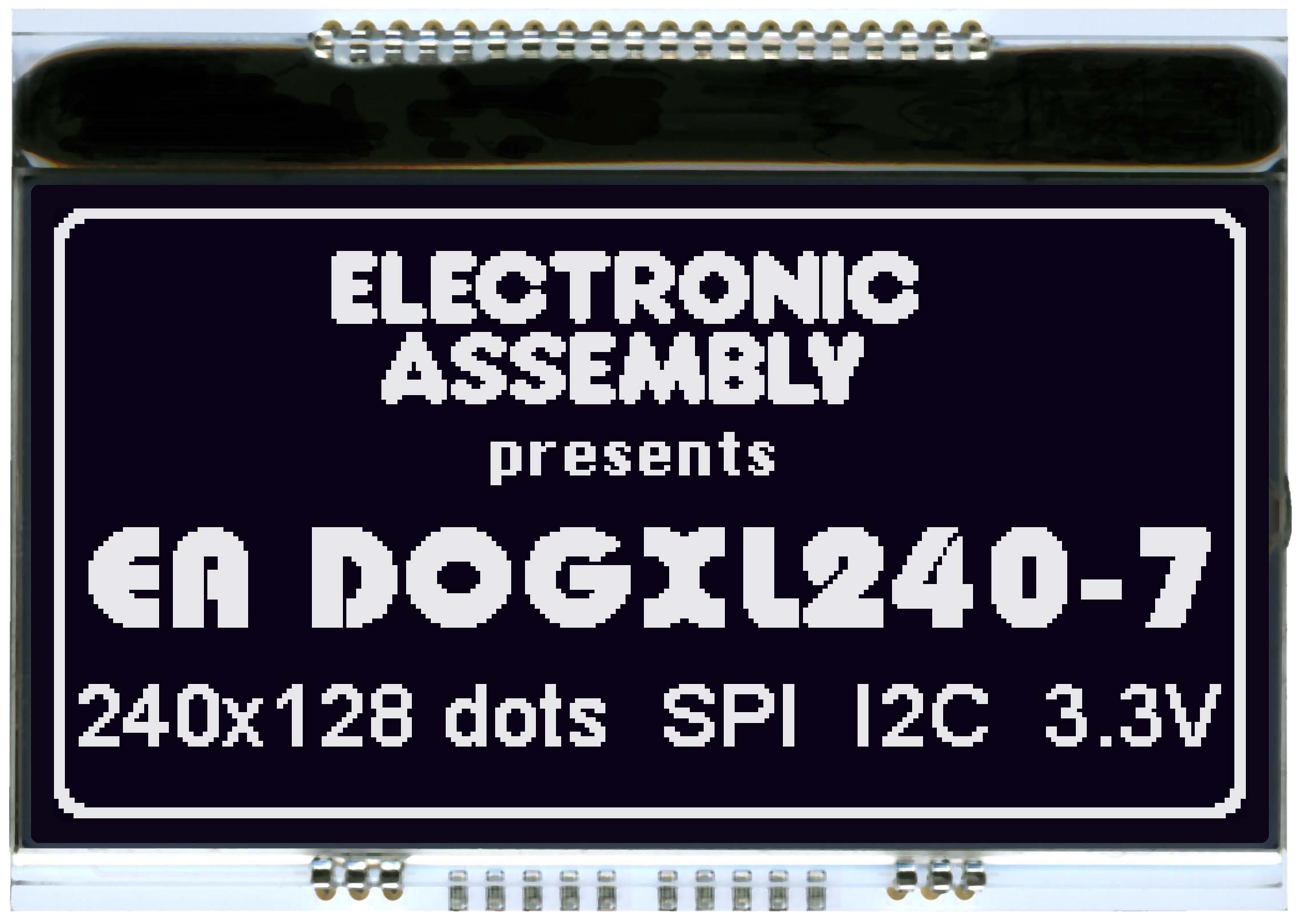 240x128 DOG Graphic Display EA DOGXL240S-7