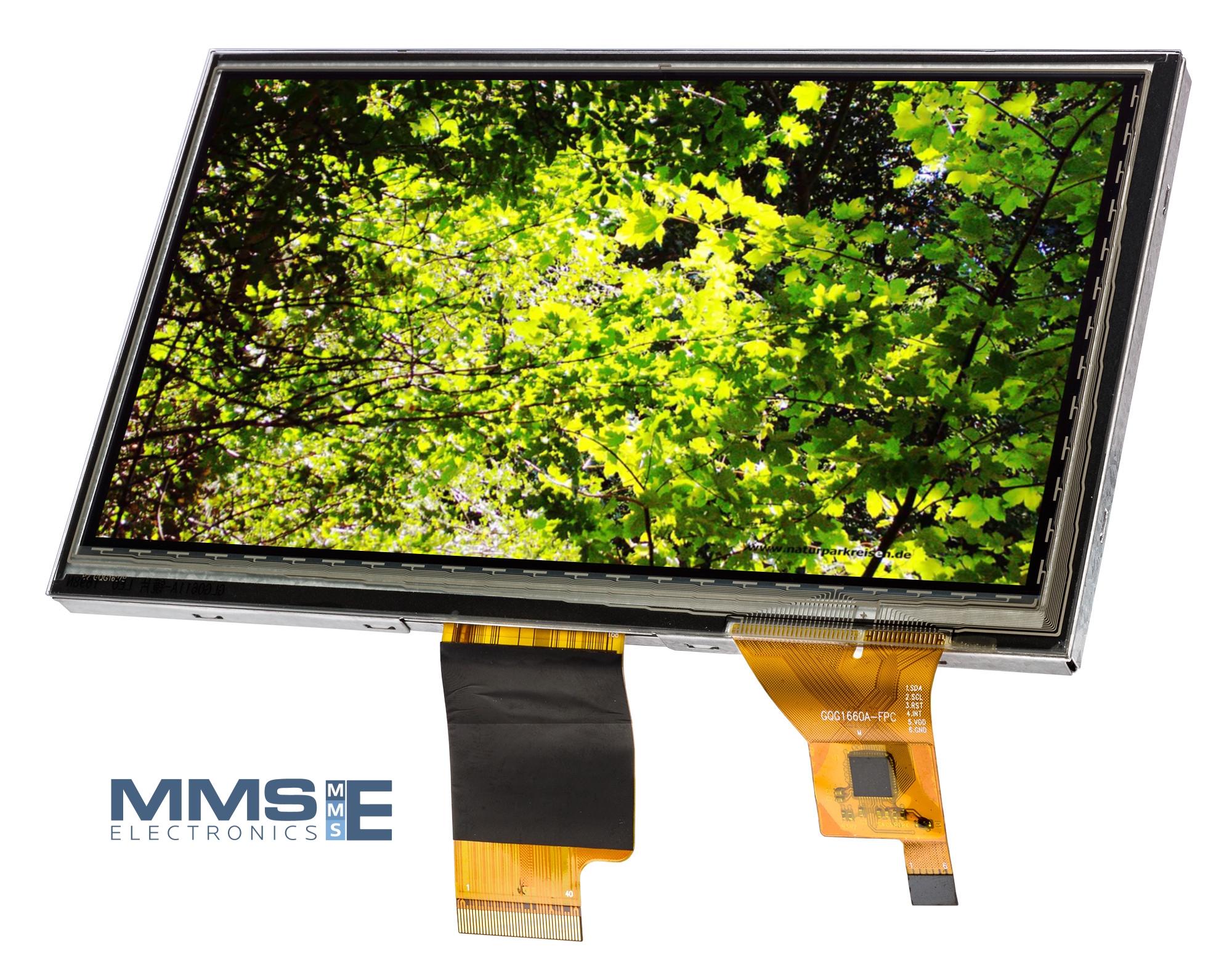 7.0"  EA R1024X-70BLW 1024x600 IPS Graphic Display (excl. frame)