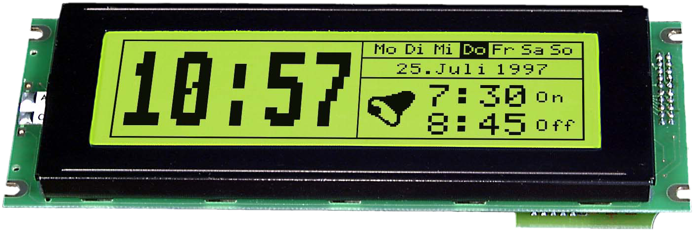 240x64 serial Graphic display EA GE240-6KV24