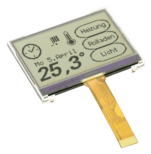 128x64 COG Graphic Display EA W130W-6X9HLW