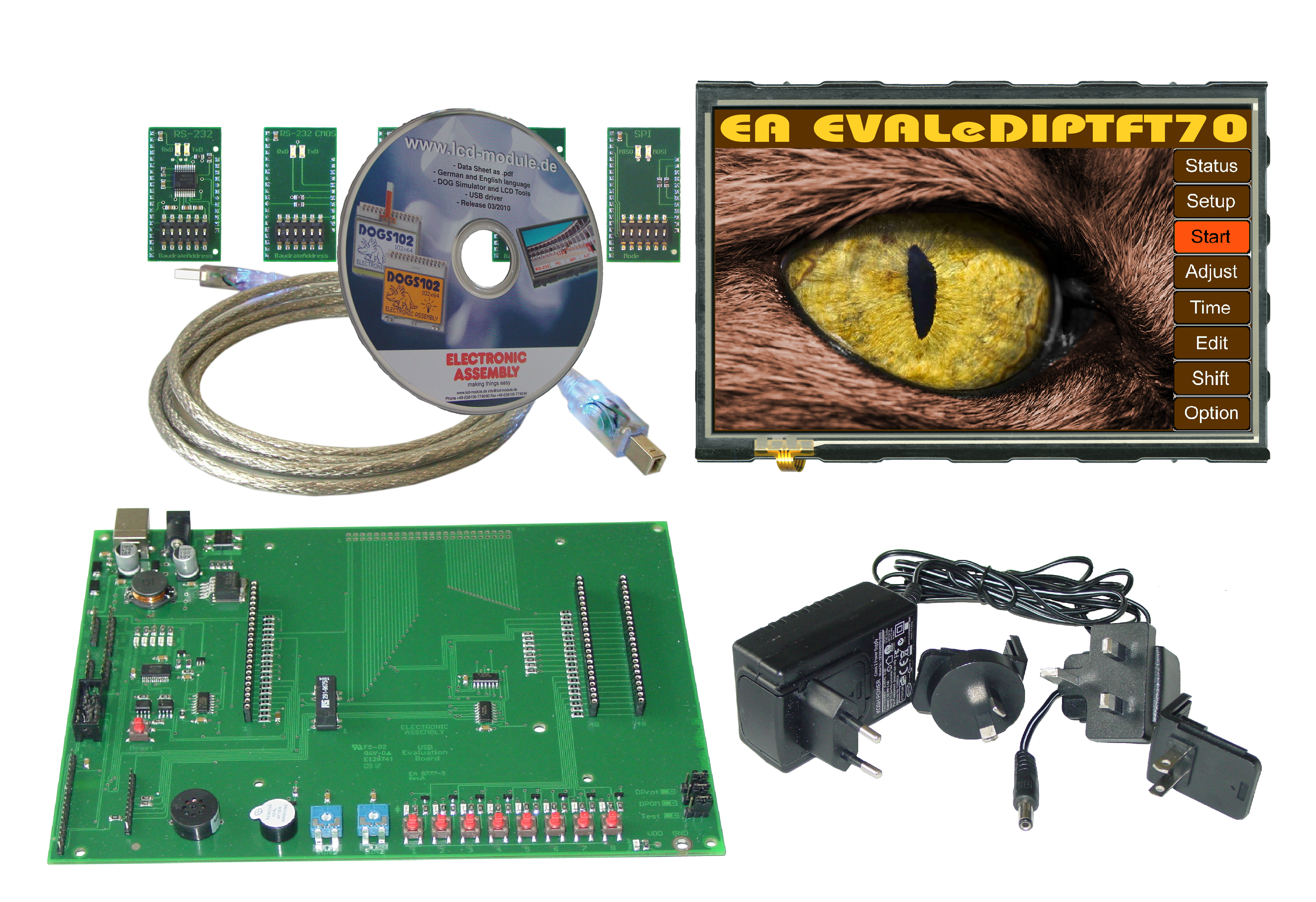 Evaluation KIT EA EVALEDIPTFT70 with EA eDIPTFT70-ATP