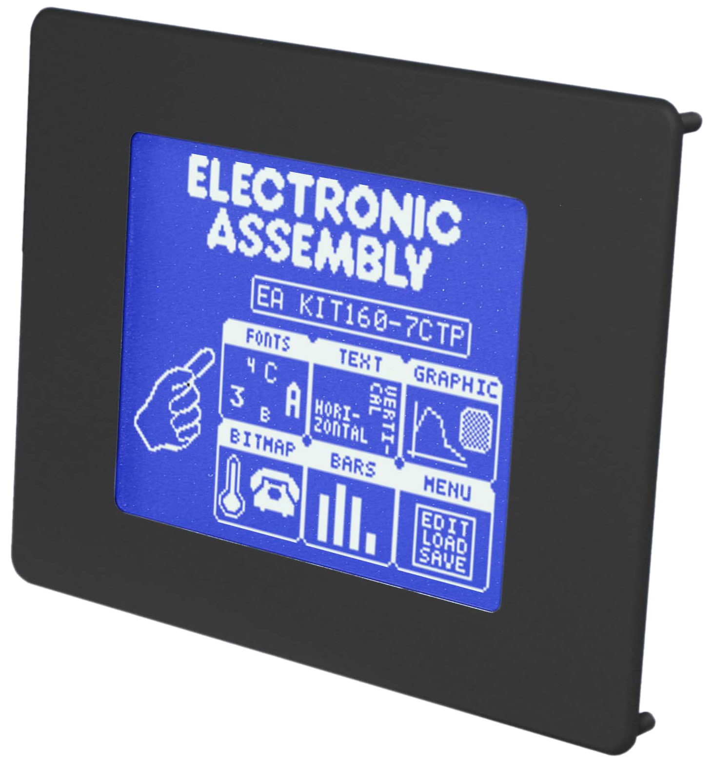 5.1" Serial HMI Graphic display with touch-screen