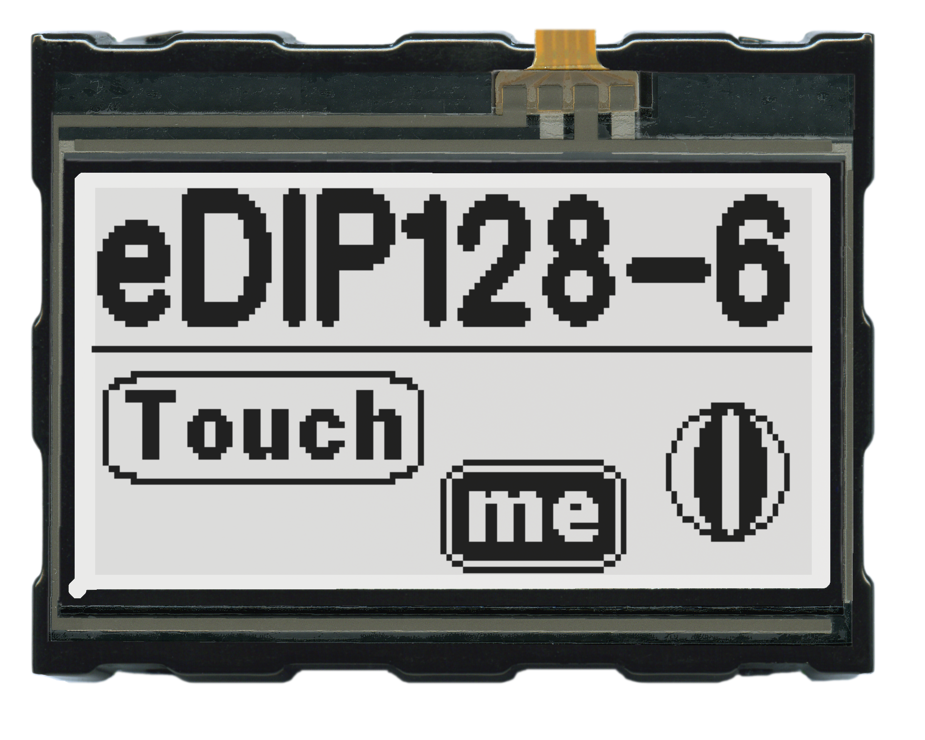 2.8" eDIP Intelligent Graphic Display EA EDIP128W-6LW