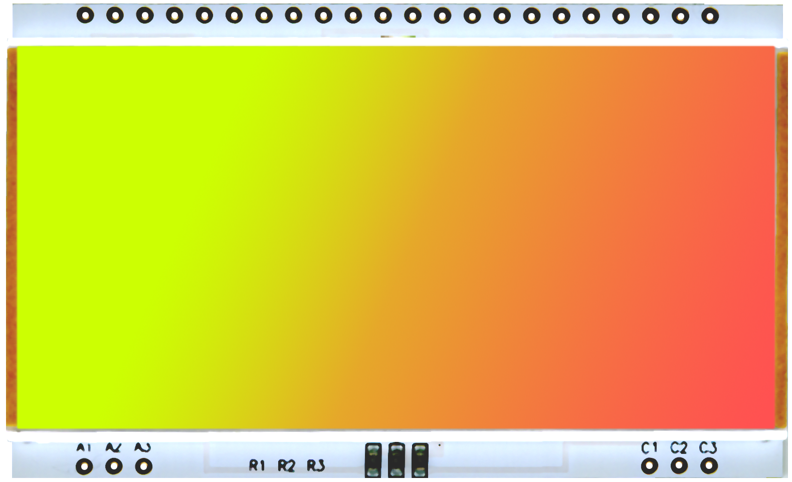 LED backlight (2 colours GRA) for EA DOGM204-A