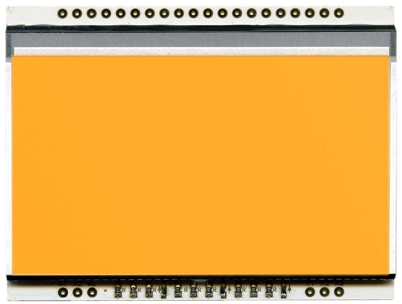EA LED68X51-A LED backlit AMBER unit for EA DOGL128-6