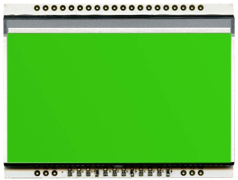 EA LED68X51-E LED backlit PURE GREEN unit for EA DOGL128-6