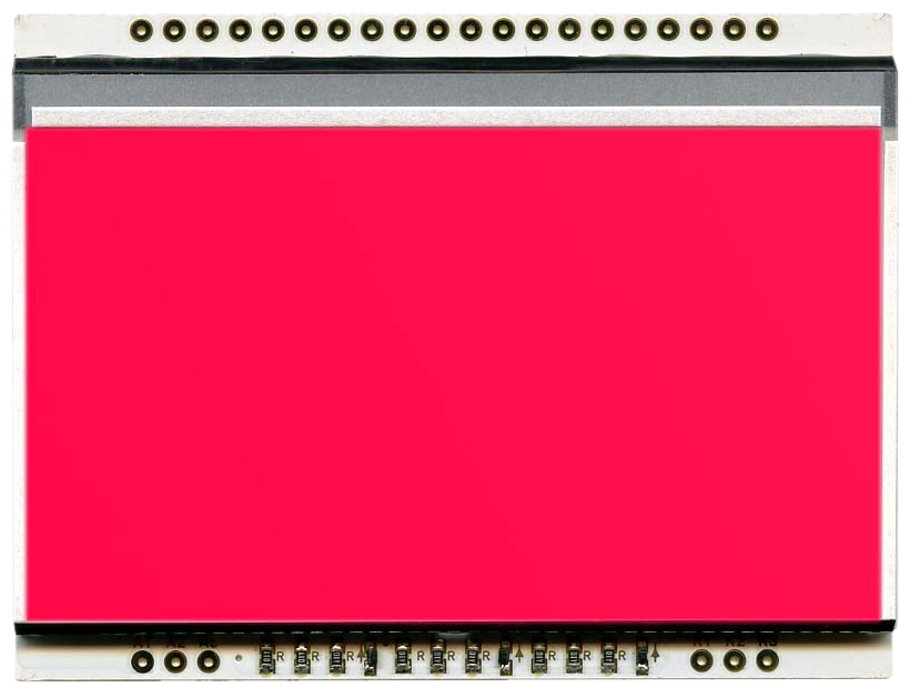 EA LED68X51-R LED backlit RED unit for EA DOGL128-6