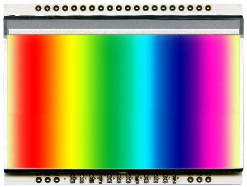 EA LED68X51-RGB LED backlight (3 colours RGB) for EA DOGL128-6
