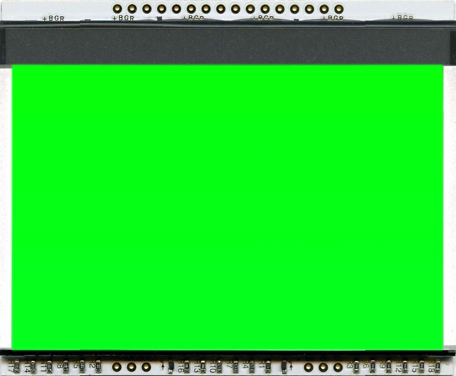 EA LED78X64-E LED backlit unit PURE GREEN for EA DOGXL160-