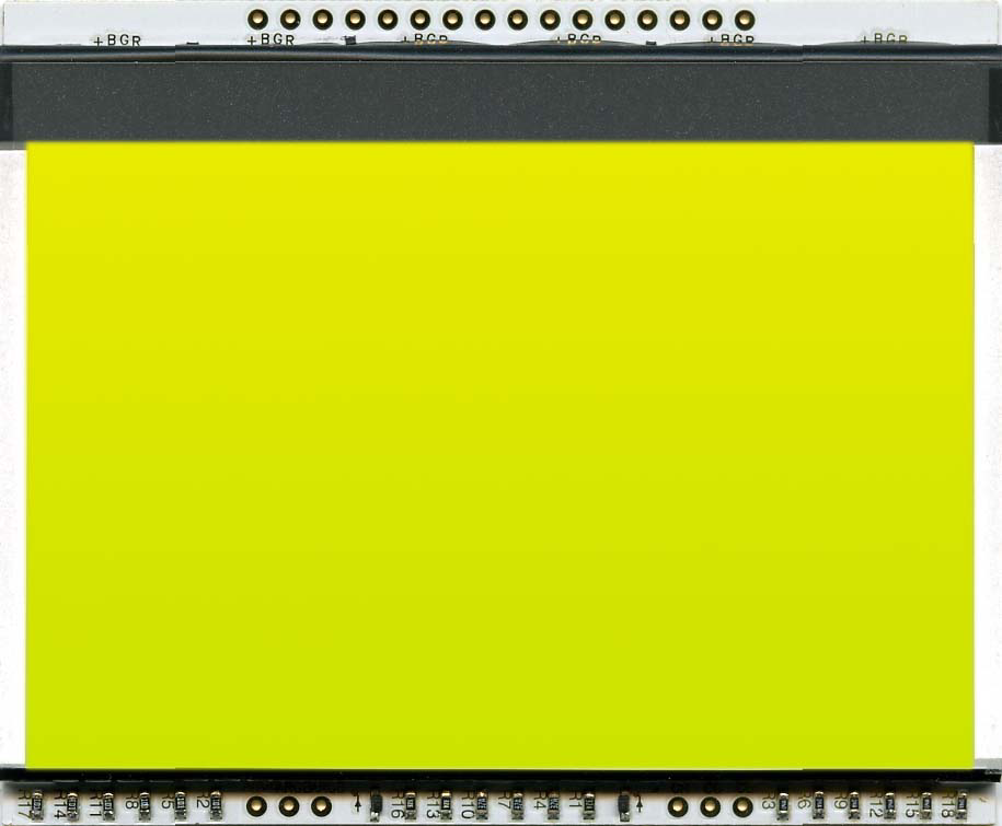 EA LED78X64-G LED backlit unit YELLOW/GREEN for EA DOGXL160-7